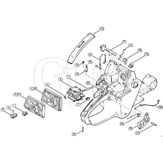 Genuine Stihl 048 AV / D - Air filter