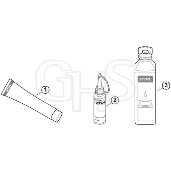 Genuine Stihl 051 / P - Miscellaneous lubricants and greases