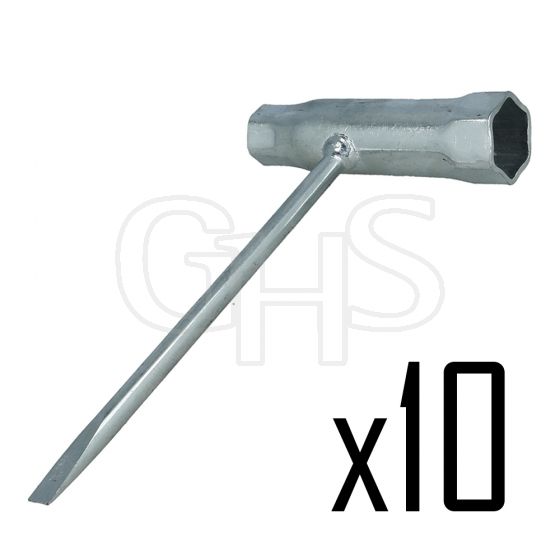 Stihl Spark Plug Spanner 13mm x 19mm (Screwdriver End) - Pack of 10