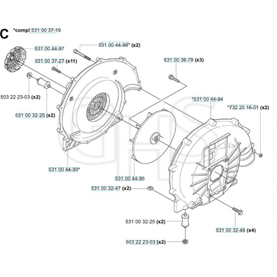 Husqvarna 145 BT - 20053300001-Current - US Fan