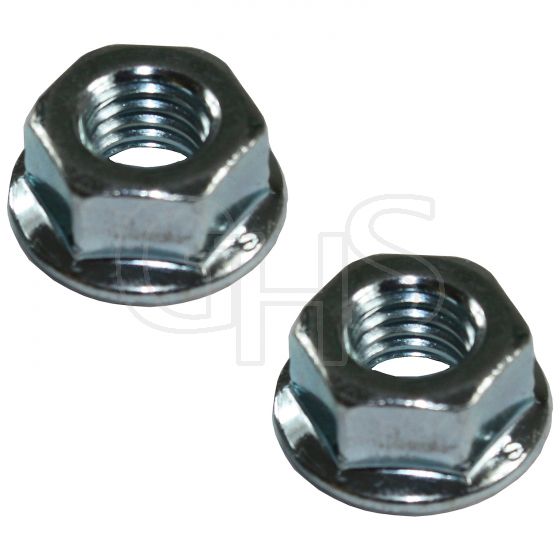 Chainsaw Bar Nuts M8, Pack of 2            