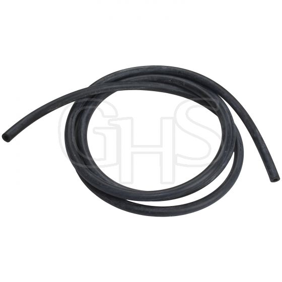 Black Rubber Fuel Hose Pipe (ID 2.5mm x OD 5mm x L 1 Metre)