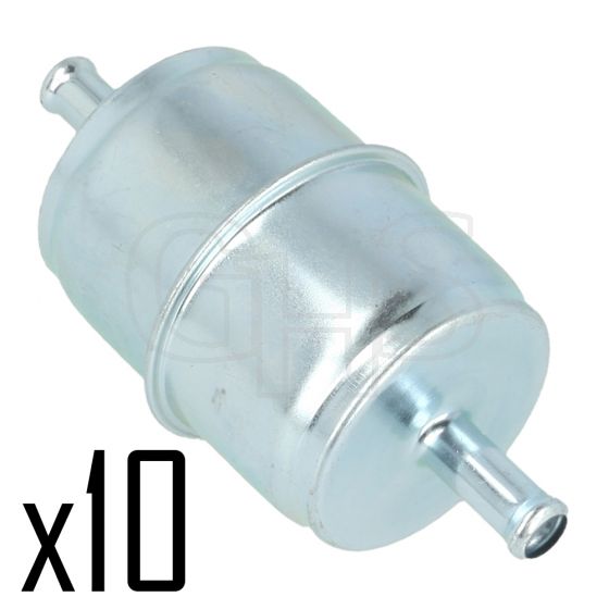 Kubota G1700, G1900 Inline Fuel Filter (Metal) Pack of 10