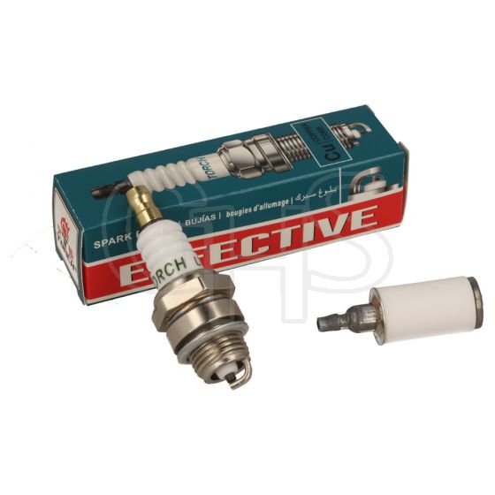 Husqvarna 125B, 125BVX, 525BX Service Kit (Spark Plug & Fuel Filter)