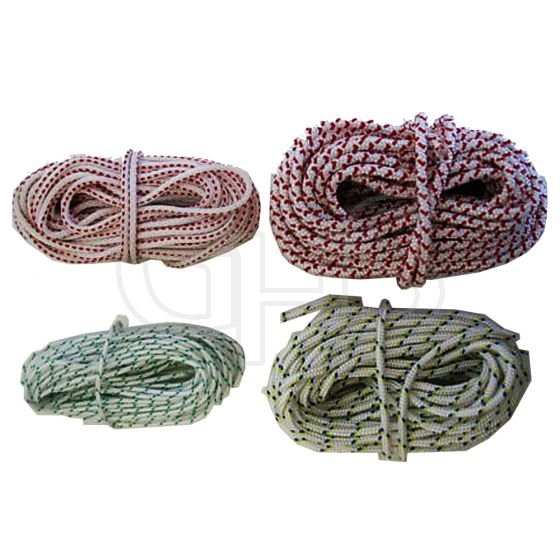 Recoil Starter Rope Pack (2.5mm, 3.5mm, 4.5mm, 5.5mm x 10 Metres)