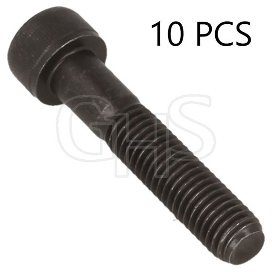 Hex Socket Head Cap Screws, M12 x 50mm, Pack of 10