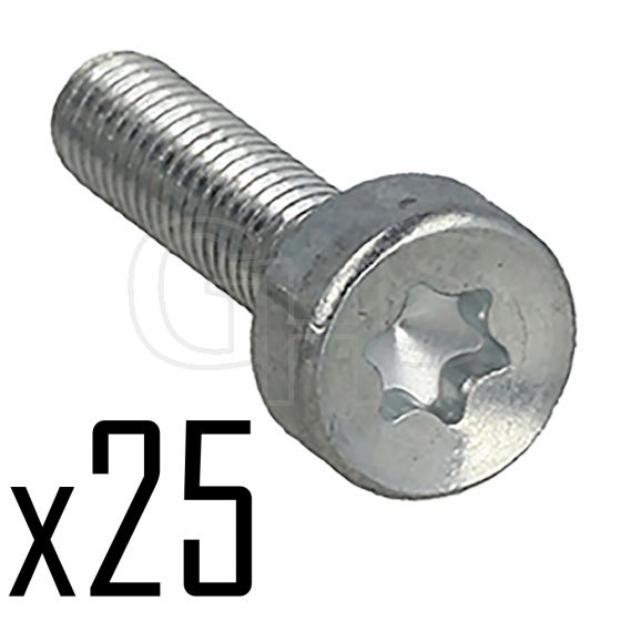 Stihl M5 x 16mm Screws, Pack of 25 (Torx)