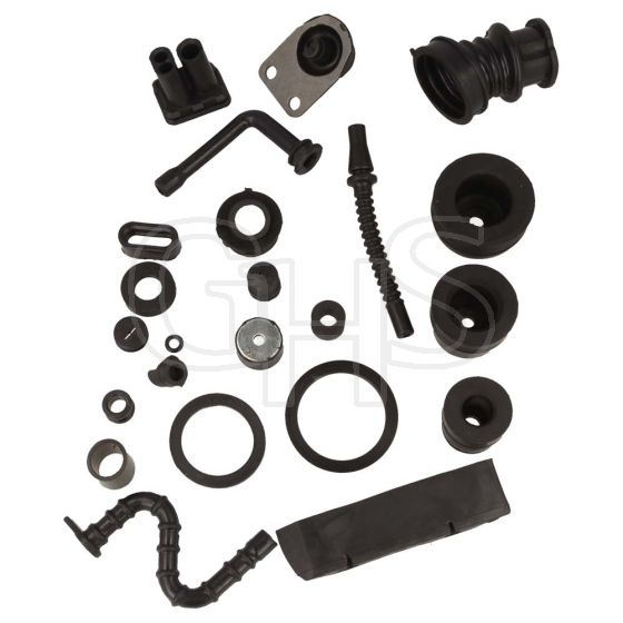 Stihl MS660 Assorted A V Rubber, Fuel Pipes Kit (26 Pieces)