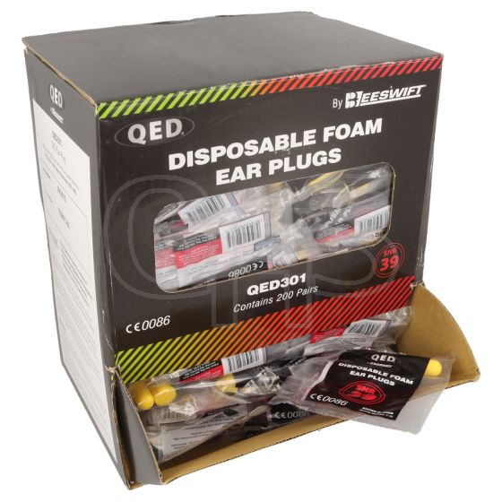 Ear Plugs Classic Foam (BSEN352), Box of 200