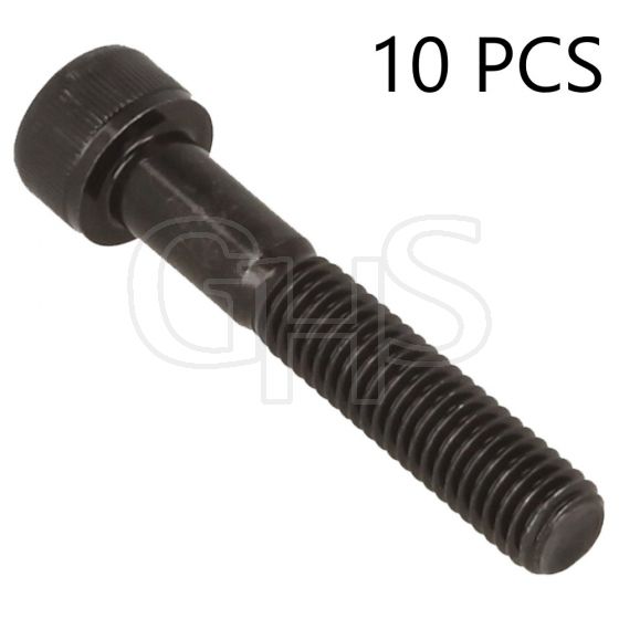 Hex Socket Head Cap Screws, M8 x 45mm, Pack Of 10