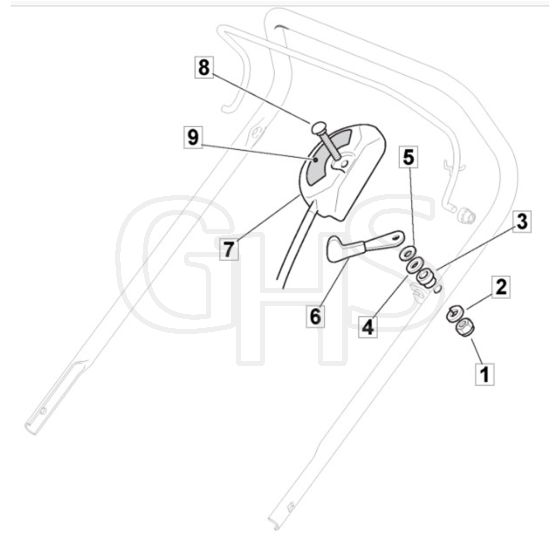 4810 PD - 2010 - 294485043/M09 - Mountfield Rotary Mower Throttle Diagram