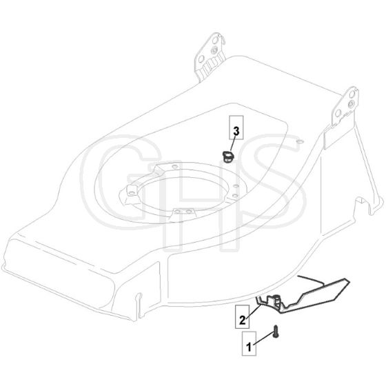 4810 R PD - 2009 - 294489043/M09 - Mountfield Rotary Mower Belt Protection Diagram