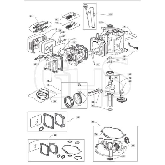 4810 R PD - 2009 - 294489043/M09 - Mountfield Rotary Mower WBE0701 Engine Diagram