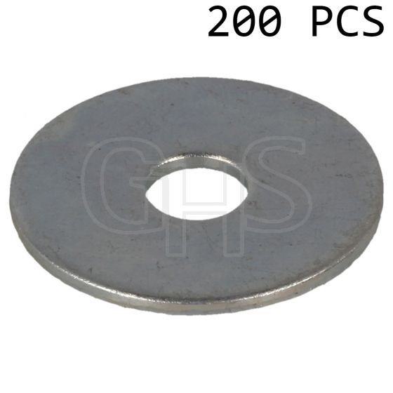 Repair Washers, Zinc Plated - I.D 1/4", O.D 1". Pack Of 200