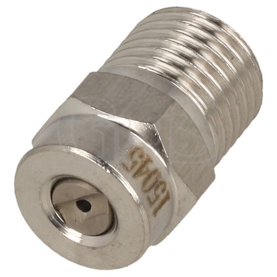 High Pressure Spray Nozzle (15 Degrees, Size 045) - 1/4" BSP