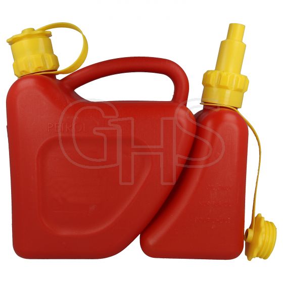 Heavy Duty Combination Fuel Can (5 Litres Fuel, 2 Litres Oil)