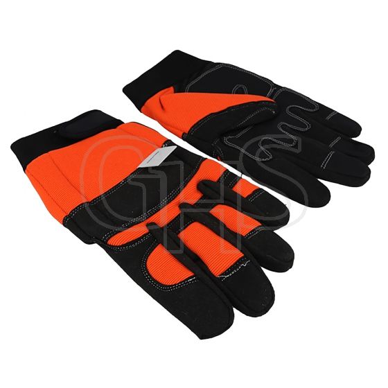 Lightweight Chainsaw Protective Gloves, Large