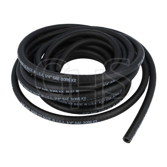 Reinforced Fuel Hose Pipe (ID 6.35mm x OD 12.7mm x L 7.6 Metres)