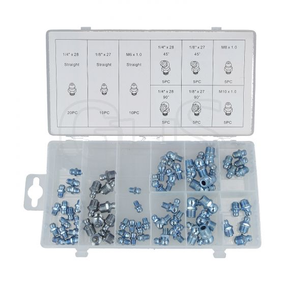 Grease Nipples Fitting Assortment (70 Piece)
