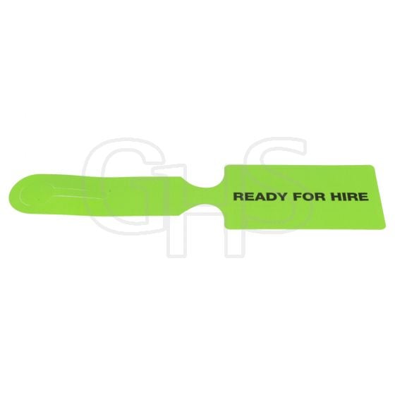 "Ready For Hire" Loop Through Tags, Pack of 100