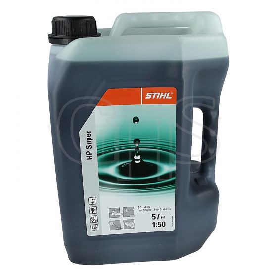 Genuine Stihl Two Stroke HP Super Oil, 5 Litres (Green)