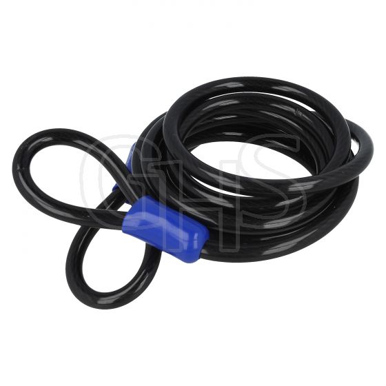 Security Double Loop Steel Cable 8mm x 2.5m - Limited Stock Left