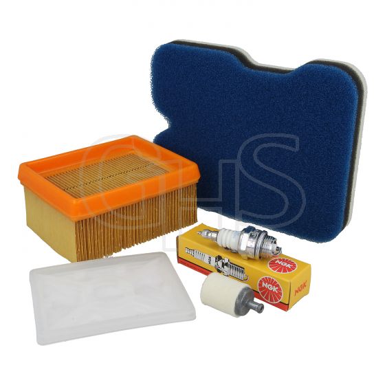 Makita DPC6430 Service Kit (Air Filters, Fuel Filter, Spark Plug)