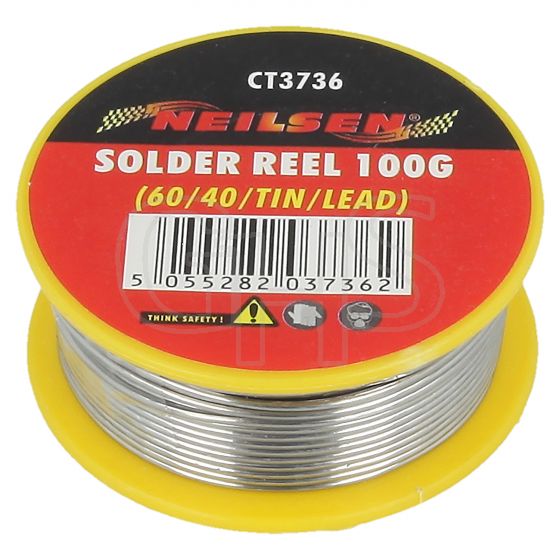 Solder Wire - 100g Reel of 1mm Diameter (60/40 Tin Lead Mix)