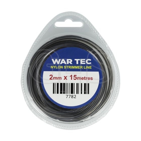 WAR TEC 2.0mm x 15m Strimmer Line (Round)