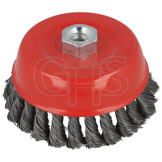 Twist Knot Wire Cup Brush (125mm)                 