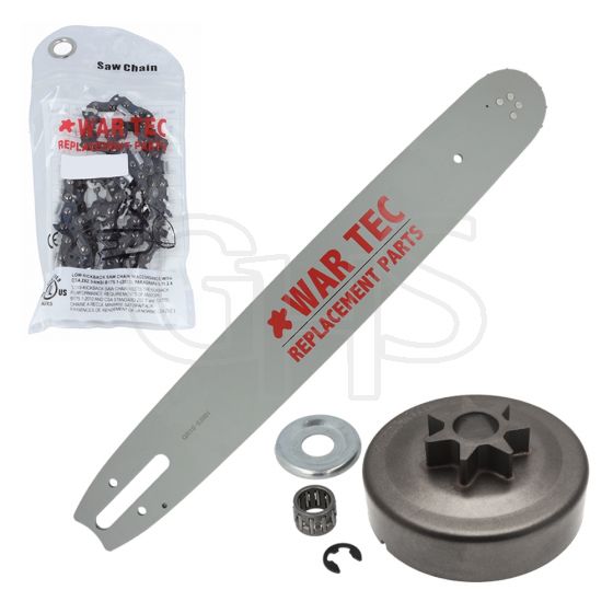 WAR TEC 16" (40cm) Guide Bar .325" - 063" Chain & Sprocket Kit  - Stihl MS271