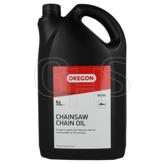 Genuine Oregon Chainsaw Chain Oil, 5 Litres - 90300  