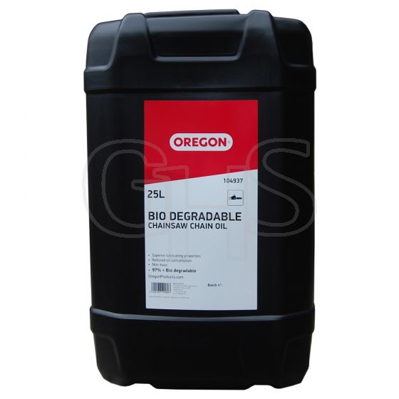Genuine Oregon Bio Degradable Chainsaw Chain Oil, 25 Litre Drum - 104937