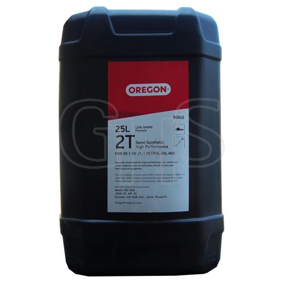 Genuine Oregon Semi-Synthetic Two Stroke Oil 50:1 Engine Oil, 25 Litre - 90845