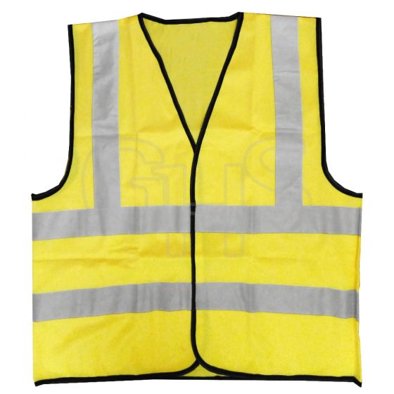 High-Visibility Yellow Waistcoat - Size Medium