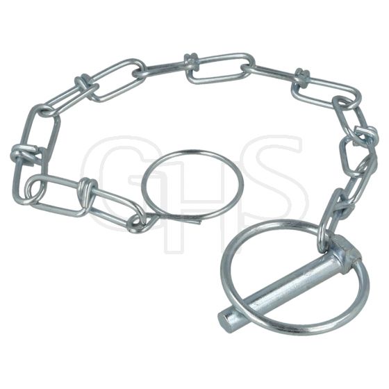 Lynch Pin & Chain For Gates, Trailer Couplings & Tipper Trailers