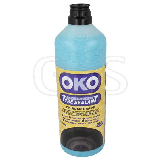 Genuine OKO On Road Tyre Puncture Sealant, 1.25 Litres