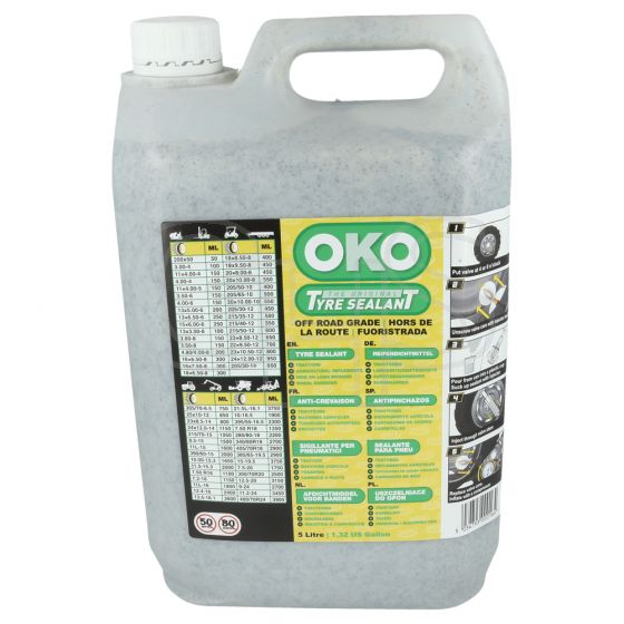 Genuine OKO Off Road Tyre Puncture Sealant, 5 Litres