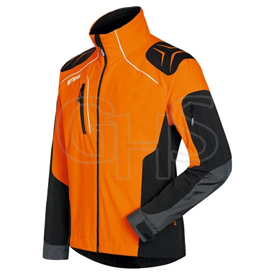 0088 335 1203 Stihl Advance X-Shell Jacket (Small,Chest 36") - Orange/Black