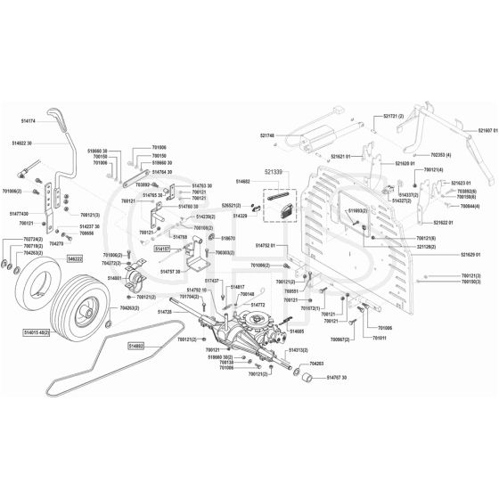 AL-KO Powerline RT20-102 HDE - 118303 - Transmission