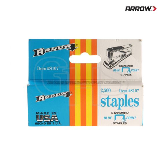 Arrow S107 Staples Box 2500 - AS107