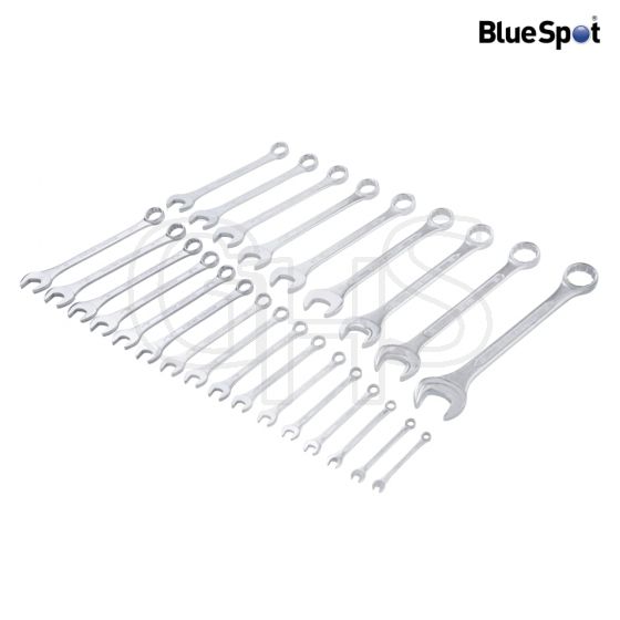 BlueSpot Combination Spanner Set of 25 Metric 6 to 32mm - 4131