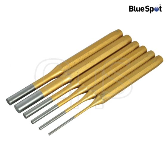 BlueSpot Gold Pin Punch Set of 6 - 22449