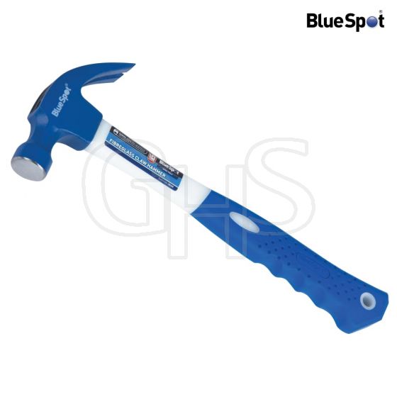 BlueSpot Claw Hammer Fibreglass Shaft 570g (20oz) - 26147