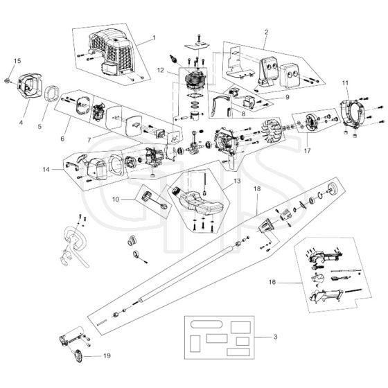 McCulloch B33 PS - 2019-02 - Engine Parts Diagram