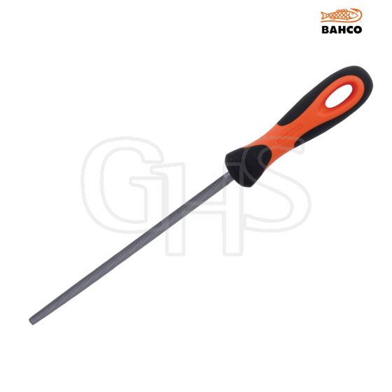 Bahco Handled Round Second Cut File1-230-08-2-2 200mm (8in) - 1-230-08-2-2