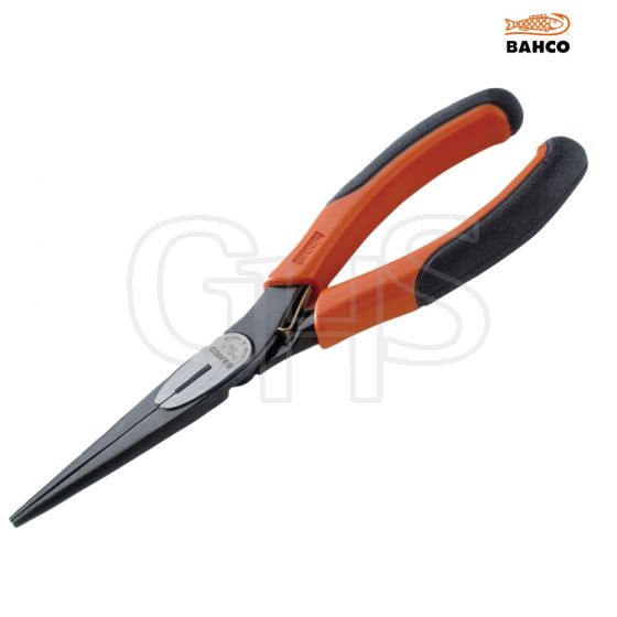 Bahco 2430G Long Nose Pliers 200mm (8in) - 2430 G-200