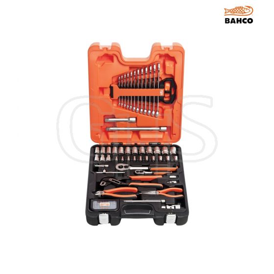 Bahco S81MIX Socket Spanner & Pliers Set Metric 1/4 & 1/2in Drive - S81MIX