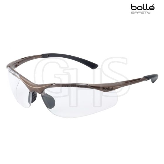 Bolle Safety Contour Safety Glasses - Clear - CONTPSI