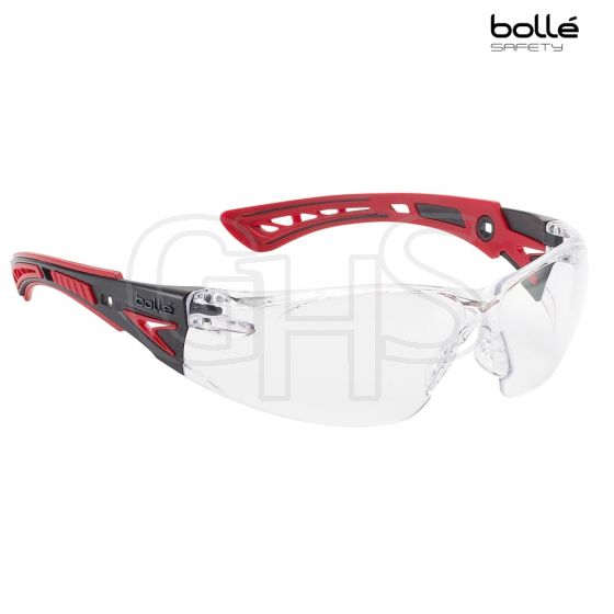 Bolle Safety Rush+ Platinum Safety Glasses - Clear - RUSHPPSI